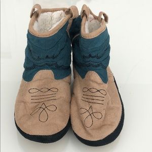 Kids Lazy One Cowboy Slippers